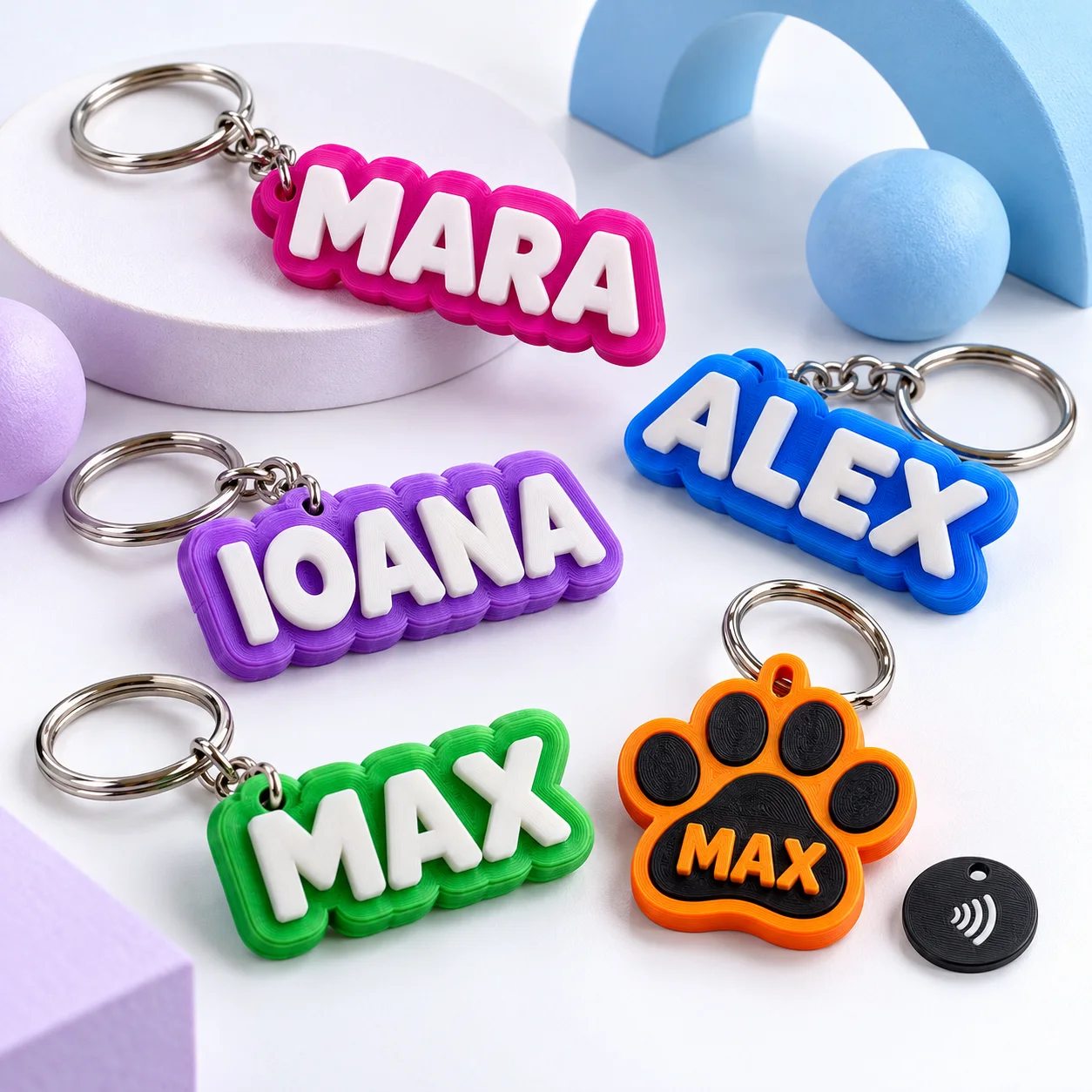 Breloc pentru Animale Personalizat - imagine 3